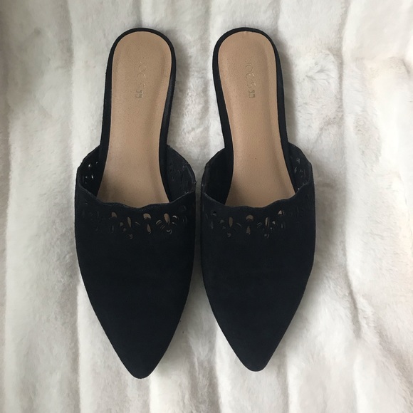 Joe’s Jeans Black Martha Mules - Picture 2 of 8
